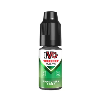 IVG Intense Sour Green Apple Saltnic Vape Juice