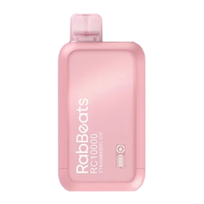 Strawberry Ice RabBeats RC10000 - Consumer; Vape Product; 5 Pack, Single