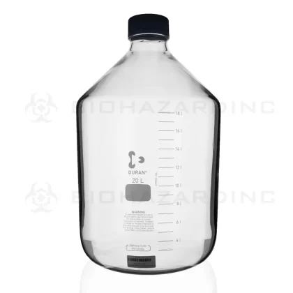 Schott DURAN® | Laboratory Glass Bottle – Wide Mouth – 20000 mL - Ejuicewarehouse