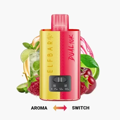 ELFBAR DUAL 10K | Raspberry Edition | Hybrid Vape Kit