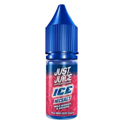 Just Juice Ice Wild Berries Aniseed Nic Salt Vape Juice
