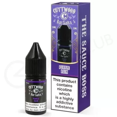 Purple Rain Nic Salt E-Liquids by Cuttwood Bar Salts