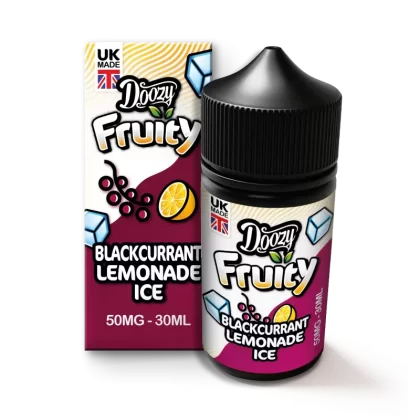 Doozy Blackcurrant Lemonade Ice – (30mg-50mg) – 30ml - Vape Product, Vape Product