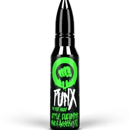 Riot Squad PUNX Apple Cucumber Mint Aniseed E-Liquid 60ml - 3mg (1 x Nic Shot)