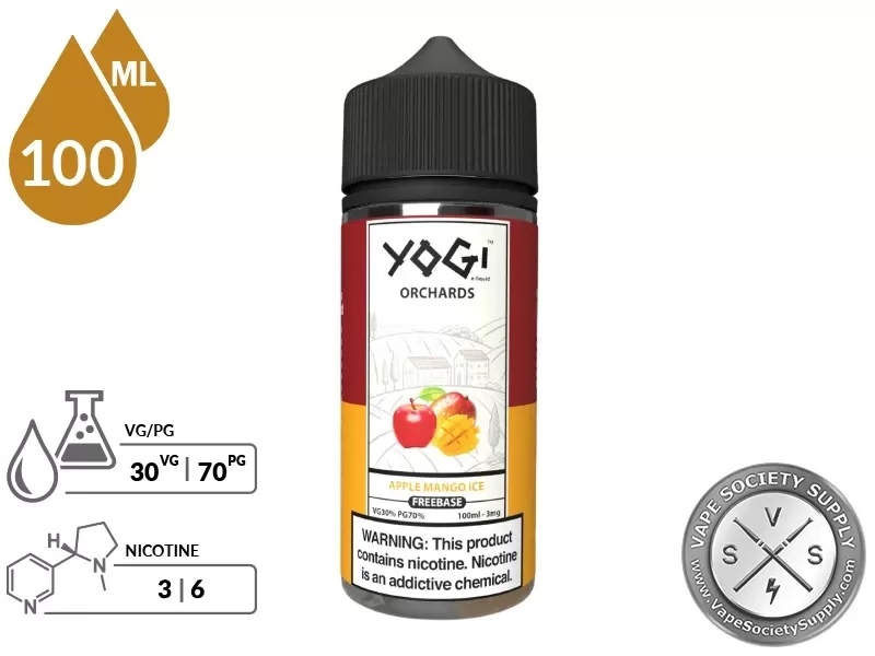 Apple Mango Ice by YOGI Orchards 100ml - Image 2