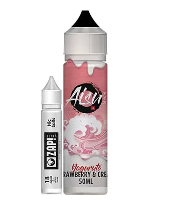 Strawberry & Cream Shortfill eLiquid by Aisu Yoguruto 50ml - 00mg / 50ml