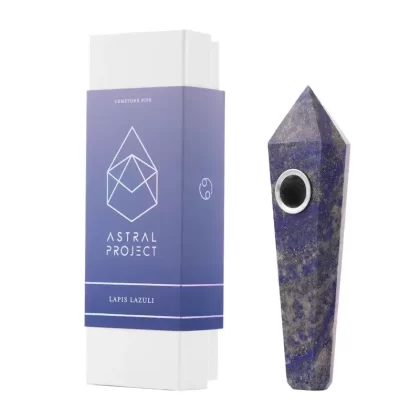 Gemstone Jewel Pipe – Lapis Lazuli - Vape Store