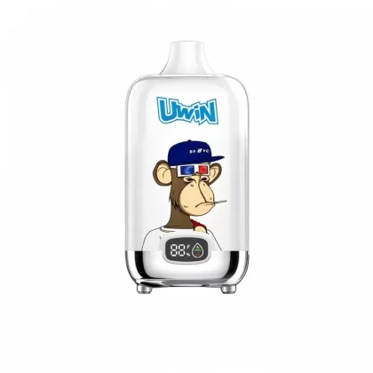 Uwin Digital Box 12000 Puffs Smart LCD Disposable Vape - Random Mix, Cool Mint; 5-nicotine, 2-nicotine