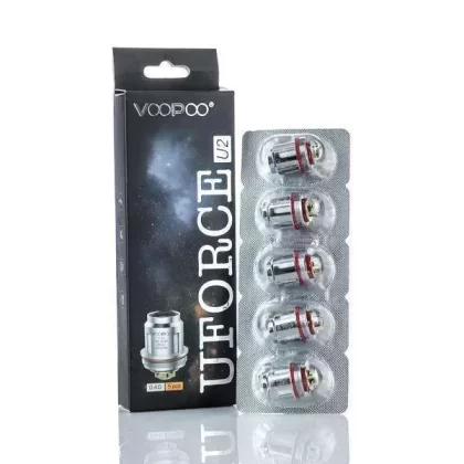 VooPoo UFORCE Replacement Coil Pack - Pack of 5 - 0.15 ohm U6, Pack of 5 - 0.15 ohm U8