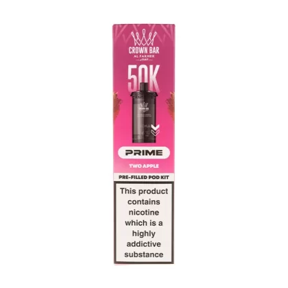 Two Apple 50K Hypermax Prime Prefilled Pod + Refill by Al Fakher