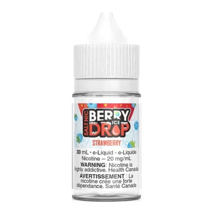 Berry Drop Ice Salt Nic E-Liquid – Strawberry 30ml - Nicotine Strength#12mg/ml>20mg/ml