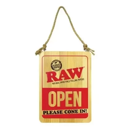 Raw Door Sign - Vape Store