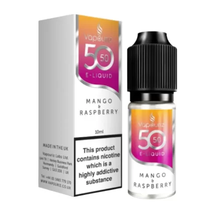 Mango & Raspberry E-Liquid 50/50 Series by Vapouriz (10ml)