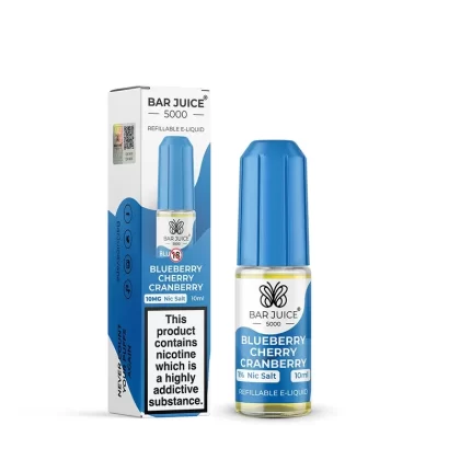 Bar Juice 5000 Blueberry Cherry Cranberry Nic Salt - Nicotine Strength#5mg>10mg>20mg