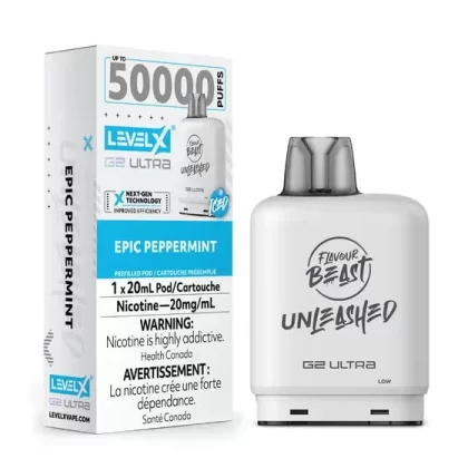 Level X Unleashed G2 Ultra Pod 20mL – Epic Peppermint