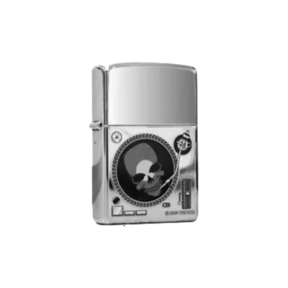 Zippo Lighter – 2016 Skull on Record