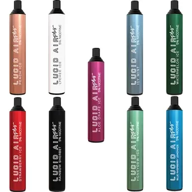 Lucid Air Plus Mesh 5000 Puffs Disposable Vape 0-50mg 12mL