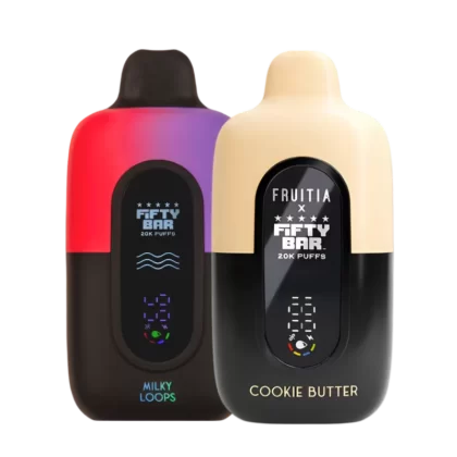 Fifty Bar 20K Disposable Vape - Hawaiian Nectar, Honeyberry Cream