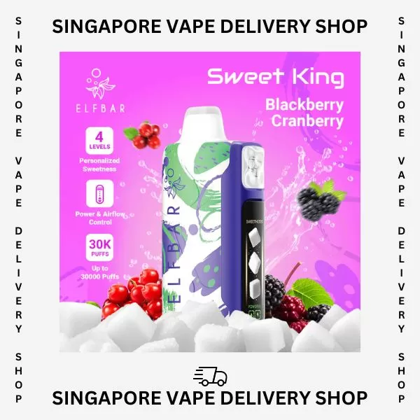 Elf Bar Sweet King 30000 Puffs - Bluerazz - Image 2