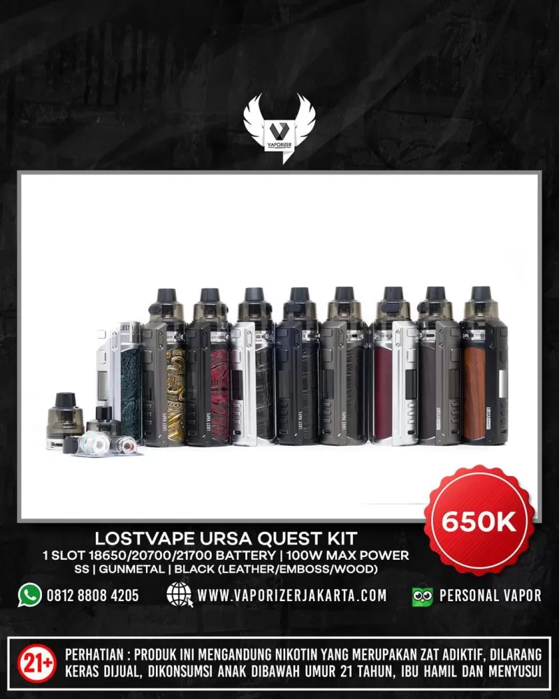 LOST VAPE URSA QUEST KIT (Authentic)