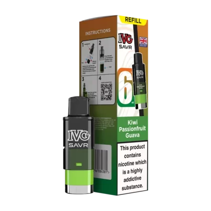 Kiwi Passionfruit Guava IVG SAVR Refill Pack - Vapeshop Co