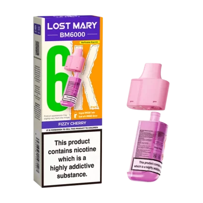 Fizzy Cherry Lost Mary BM6000 Refill Pack - Ecigwizard