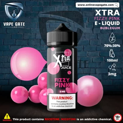 FIZZY PINK - XTRA ELIQUID 100ML - 3 mg / 100 ml