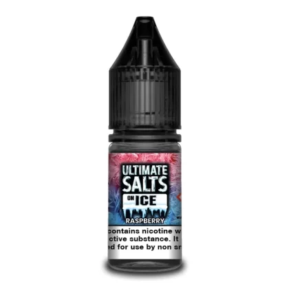 Ultimate Salts – On Ice: Raspberry – 10ml - B. 10mg, D. 20mg; 10ml - TPD Compliant