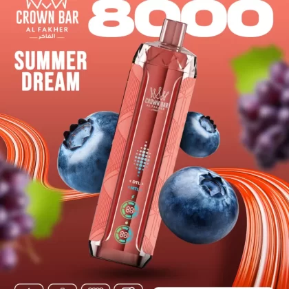 Al Fakher Crown Bar Crystal V2 8000 Summer Dream