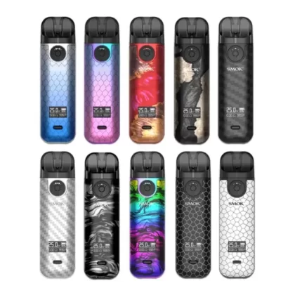 Smok Novo 4 Pod Kit - Fluid Black Grey - Vapourdeal Co