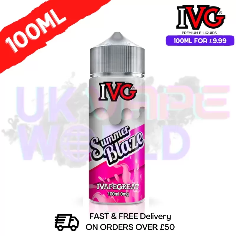Summer Blaze IVG Shortfill Juice (NEW) 100ML Eliquid