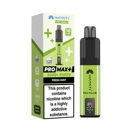 Hayati Pro Max Plus 6000 Puffs 10mg Fresh Mint