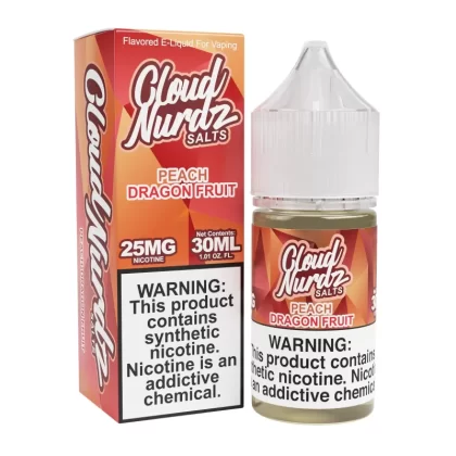 Cloud Nurdz Salts Peach Dragonfruit eJuice - Vape Product; Vape Product, Vape Product