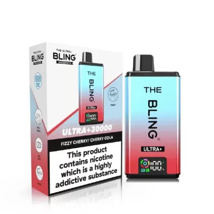 The Bling Ultra Plus 30K Vape Kit Fizzy Cherry / Cherry Cola - Nicotine Strength#20mg