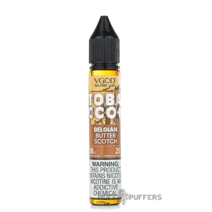 VGOD SaltNic Tobacco Plus – Belgian Butterscotch 30mL - Nicotine Strength#25mg>50mg