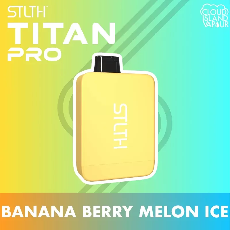 STLTH TITAN PRO Disposable Vape – Banana Berry Melon Ice