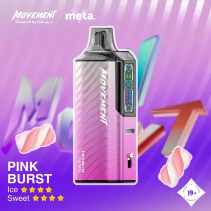 Lost Vape Movement LV 18K Disposable Vape – Pink Burst