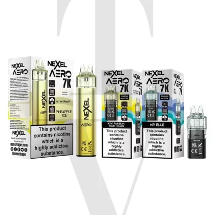 NEXEL AERO 7K PRE-FILLED VAPE KIT – 21K BUNDLE