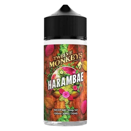 Twelve Monkeys Harambae 100ml Shortfill E-Liquid - Ecigpremium