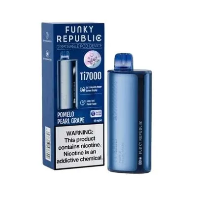 Pomelo Pearl Grape Funky Republic Ti7000 Disposable