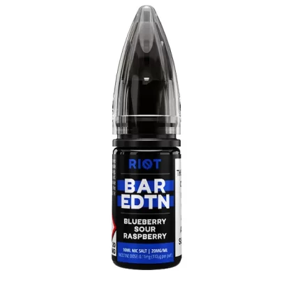 Blueberry Sour Raspberry BAR EDTN Riot Squad Nic Salt E-Liquid - 10mg