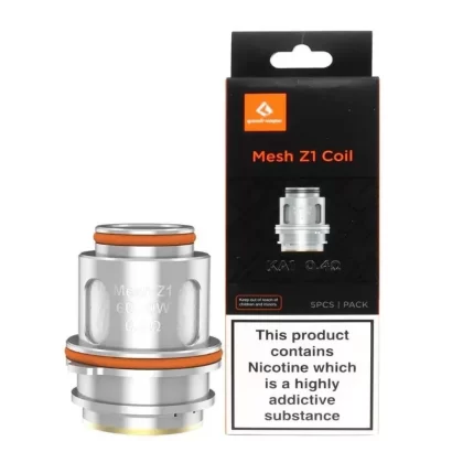 GEEKVAPE ZEUS Z REPLACEMENT VAPE COILS - Option#0.2 Ohm (Mesh Z2) - Five Pack>0.4 Ohm (Mesh Z1) - Five Pack