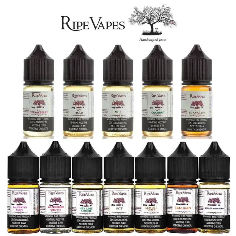 Ripe Vapes NicSalt E-Juice – 30ml (30mg / 50mg)