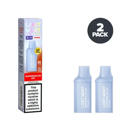 Watermelon Ice Lost Mary BM600 Prefilled Pods - Ecigdepot