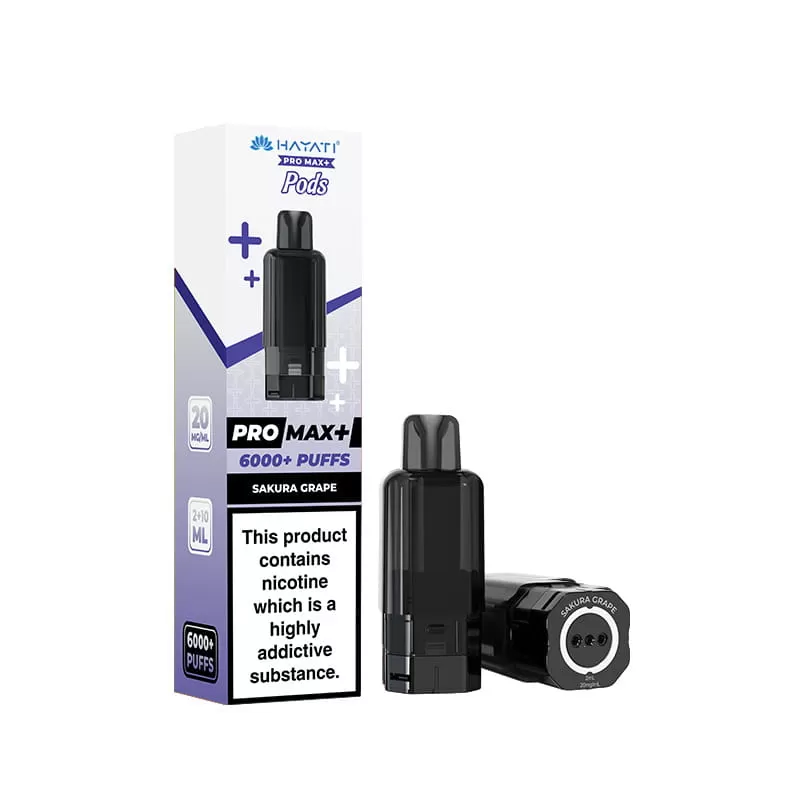 Hayati Pro Max Plus Sakura Grape Prefilled Pod + Refill