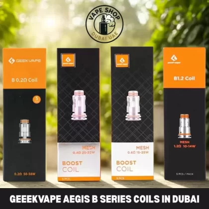 GEEEKVAPE Aegis B Series Coils B0.2, B0.4, B0.6, B1.2 Replacement Coils in Dubai, UAE - 0.2Ω – MESH, 0.4Ω – MESH