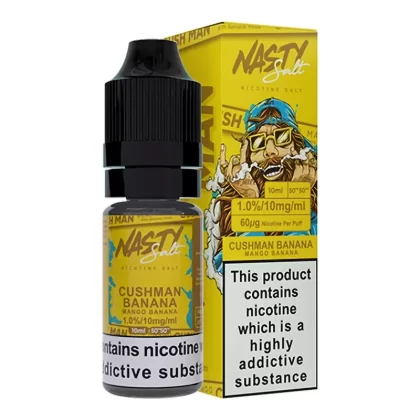 Banana Cush Man Nic Salt E-Liquid by Nasty Juice