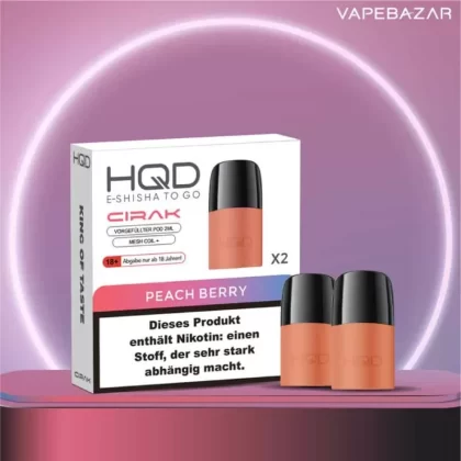 HQD Cirak – HQD Pods – Peach – 2er Pack