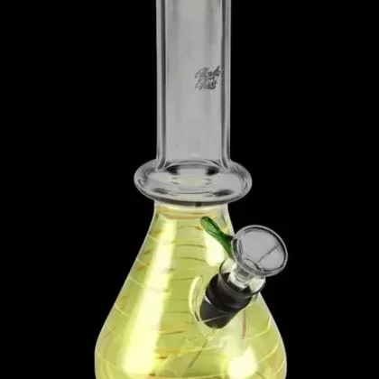 Glowfly Glass Flared Neck Beaker Bong