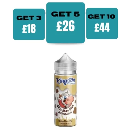 Kingston Silly Moo Moo Edition 100ML E-Liquid Shortfill - Lemon Meringue / Yes